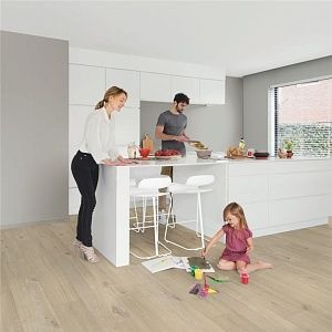 Ламинат Quick Step Classic Plus Hydro PUCP40103 Дуб хлопковый бежевый фото 8 | FLOORDEALER